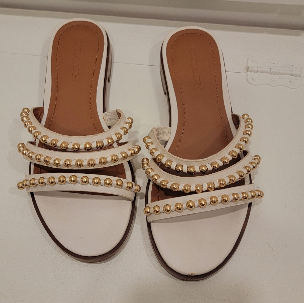 Coach Isa studded strappy sandals